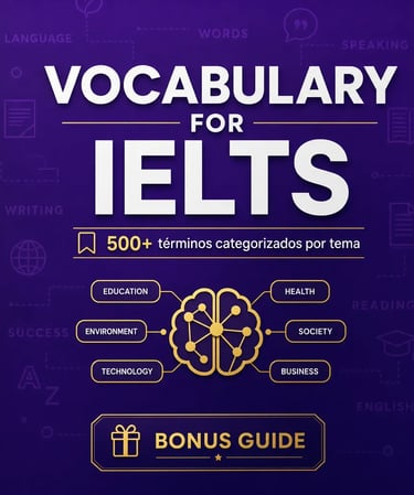 Bono 2: Vocabulary for IELTS